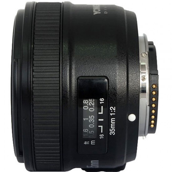 Yongnuo YN 35mm f/2 Lens for Nikon F Mount DSLRs